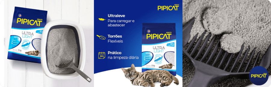 Informações sobre o produto area higiênica Pipicat Ultra Light