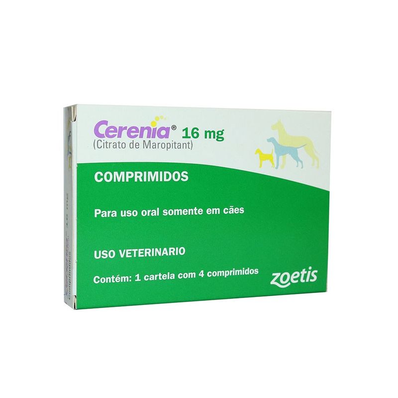 Foto-do-produto-Cerenia-Antiemetico-C-4-Comprimidos---Zoetis-16mg-no-petshop-online-da-Tudo-de-Bicho