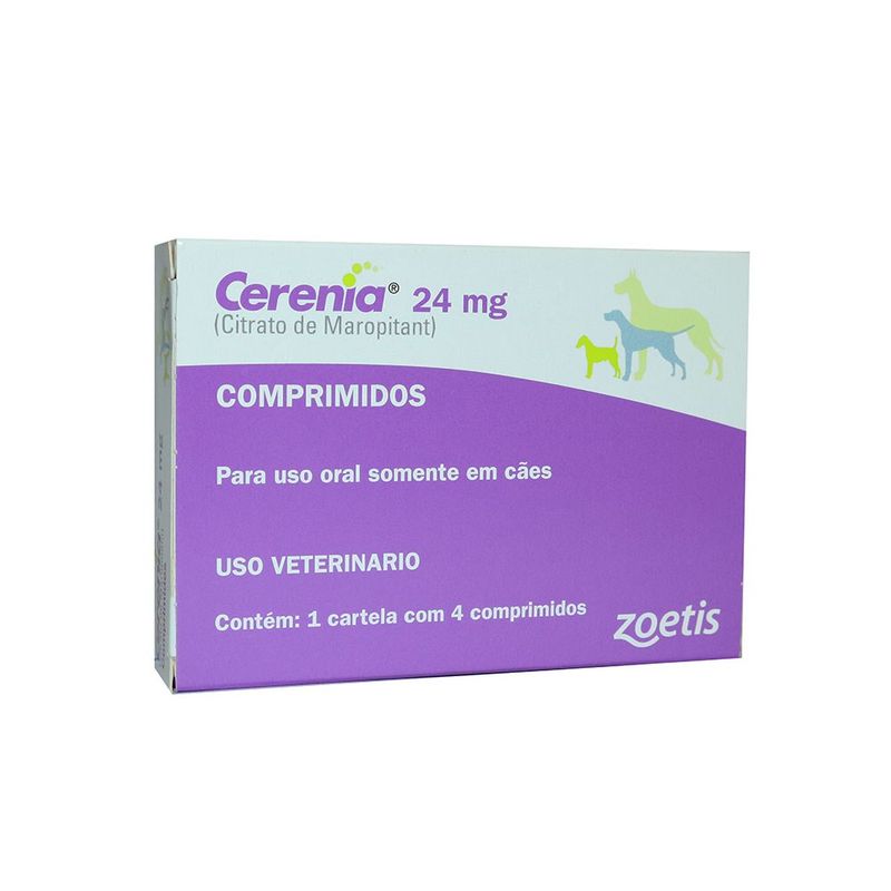 Foto-do-produto-Cerenia-Antiemetico-C-4-Comprimidos---Zoetis-24mg-no-petshop-online-da-Tudo-de-Bicho