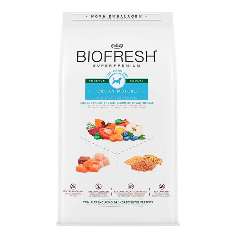 Foto-do-produto-Racao-Biofresh-Caes-Adultos-Racas-Medias-101kg-no-petshop-online-da-Tudo-de-Bicho