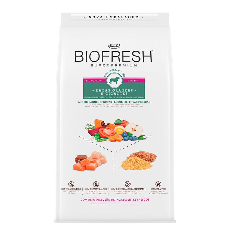 Foto-do-produto-Racao-Biofresh-Caes-Light-Racas-Grandes-e-Gigantes-15kg-no-petshop-online-da-Tudo-de-Bicho