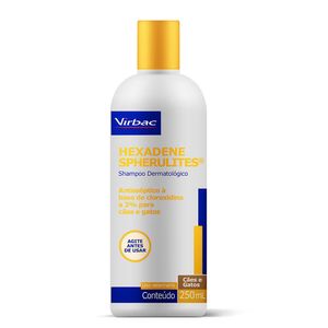 Shampoo Dermatológico Virbac Hexadene Spherulites para Cães e Gatos