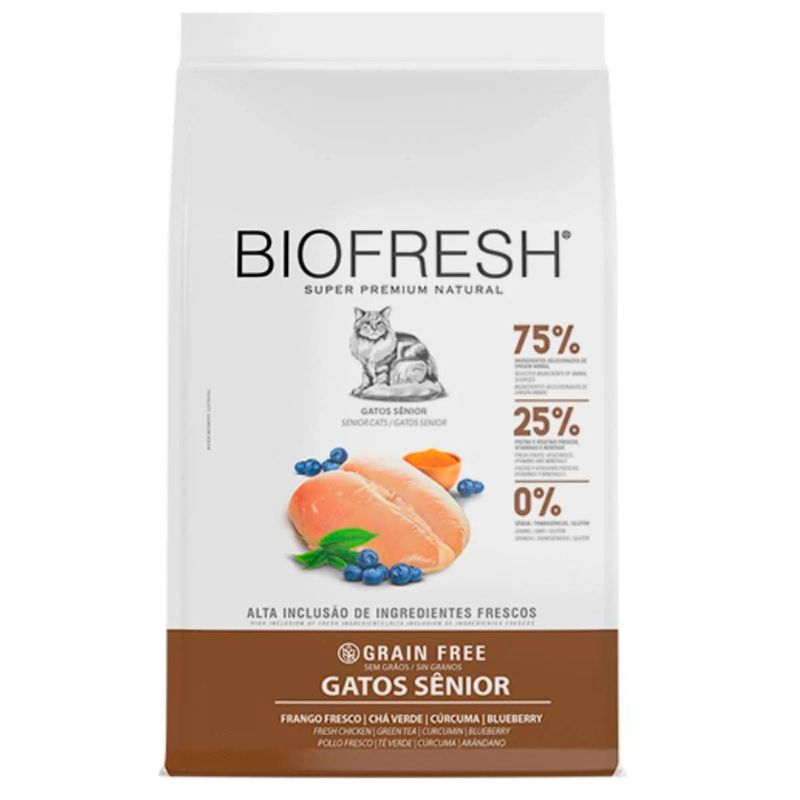 Foto-do-produto-Racao-Gatos-Biofresh-Senior-Frango-75kg-no-petshop-online-da-Tudo-de-Bicho