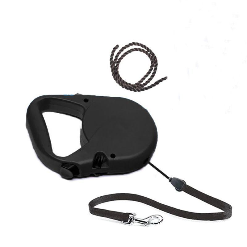 Foto-do-produto-Guia-Retratil-Preto-Chalesco-Para-Caes-Ate-15kg-no-petshop-online-da-Tudo-de-Bicho