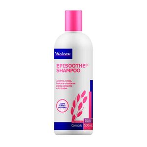 Shampoo Virbac Episoothe para Peles Sensíveis Cães e Gatos