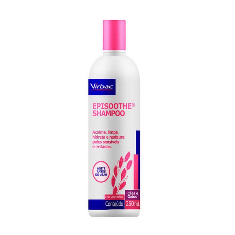 Foto-do-produto-Shampoo-Virbac-Episoothe-para-Peles-Sensiveis-Caes-e-Gatos-250ml-no-petshop-online-da-Tudo-de-Bicho