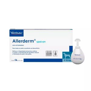 Hidratante Virbac Allerderm Spot On para Cães e Gatos