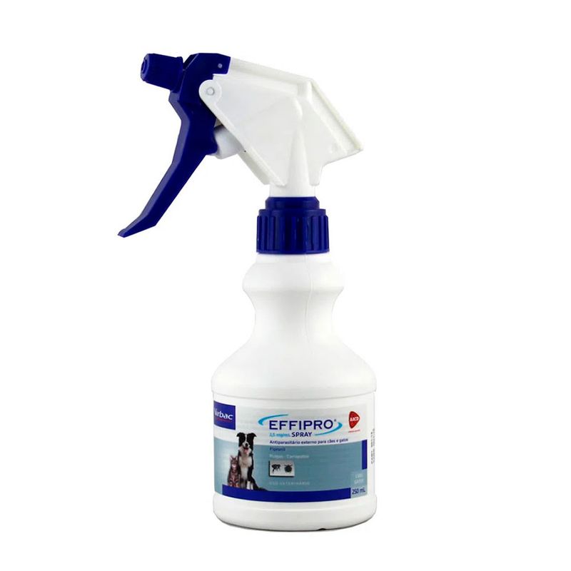 Foto-do-produto-Antipulgas-e-Carrapatos-Virbac-Effipro-Spray-para-Caes-e-Gatos-250ml-no-petshop-online-da-Tudo-de-Bicho