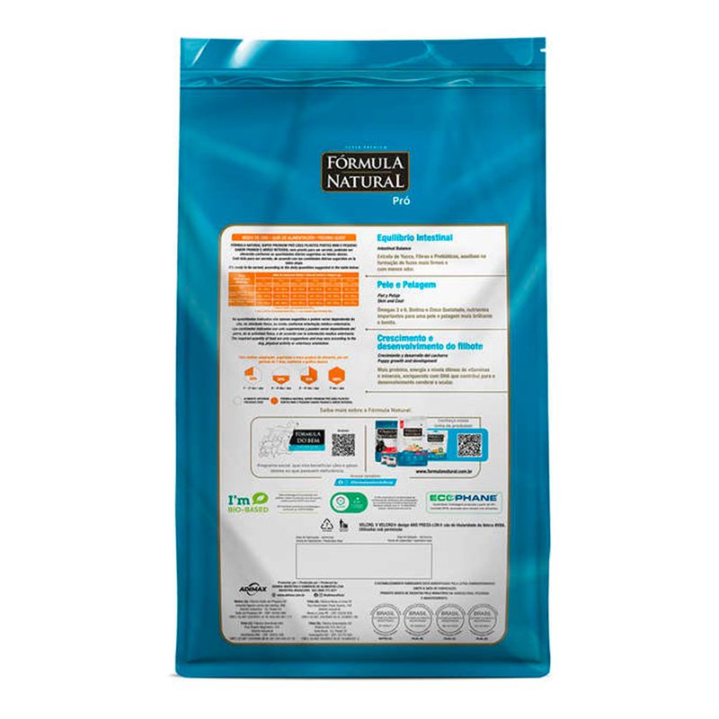 Foto-do-produto-Racao-Formula-Natural-Pro-Caes-Filhotes-Racas-Mini-e-Pequenas-no-petshop-online-da-Tudo-de-Bicho