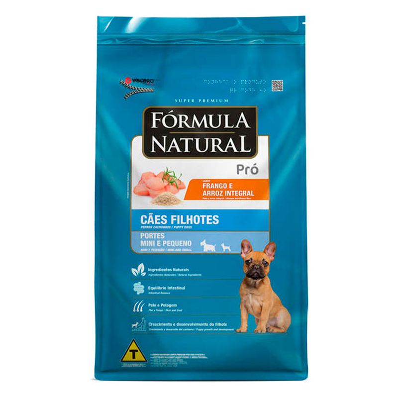 Foto-do-produto-Racao-Formula-Natural-Pro-Caes-Filhotes-Racas-Mini-e-Pequenas-no-petshop-online-da-Tudo-de-Bicho