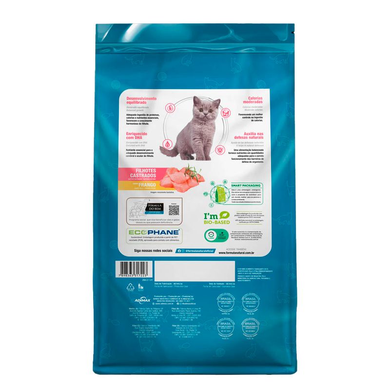 Foto-do-produto-Racao-Formula-Natural-Super-Premium-Gatos-Castrados-Filhotes-Frango-7kg-no-petshop-online-da-Tudo-de-Bicho