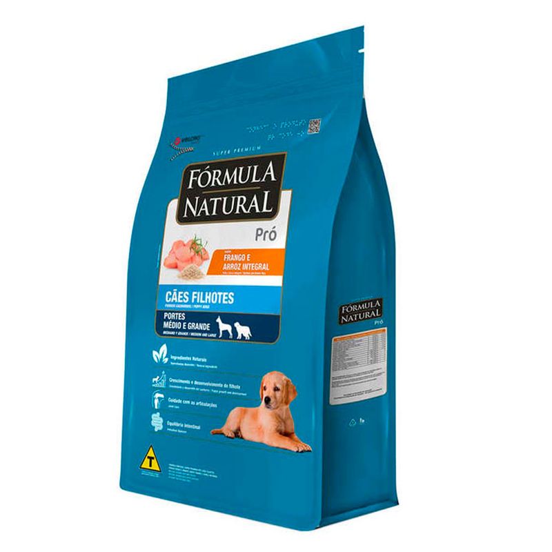 Foto-do-produto-Racao-Formula-Natural-Pro-Caes-Filhotes-Racas-Medias-e-Grandes-25Kg-no-petshop-online-da-Tudo-de-Bicho