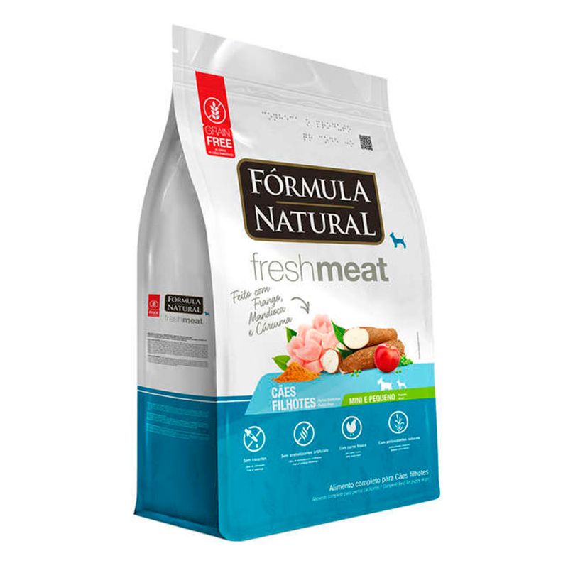 Foto-do-produto-Racao-Formula-Natural-Caes-Fresh-Meat-Filhotes-Racas-Mini-e-Pequenas-7kg-no-petshop-online-da-Tudo-de-Bicho