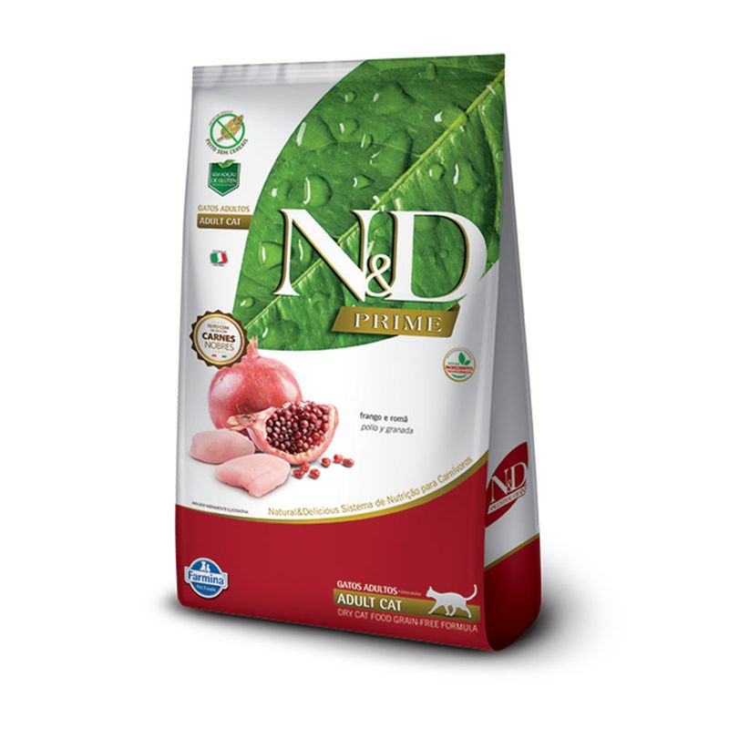 Foto-do-produto-Racao-N-D-Prime-Gatos-Adultos-Frango--75kg-no-petshop-online-da-Tudo-de-Bicho