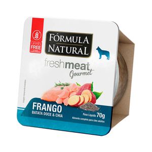 Ração Úmida Fórmula Natural Fresh Meat Gourmet Patê Cães Frango