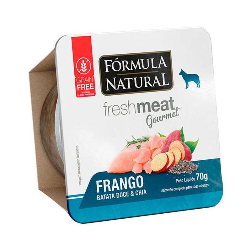 Foto-do-produto-Racao-Umida-Formula-Natural-Fresh-Meat-Gourmet-Pate-Caes-Frango-70g-no-petshop-online-da-Tudo-de-Bicho