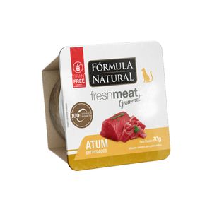 Ração Úmida Fórmula Natural Fresh Meat Gourmet Patê Gatos Atum