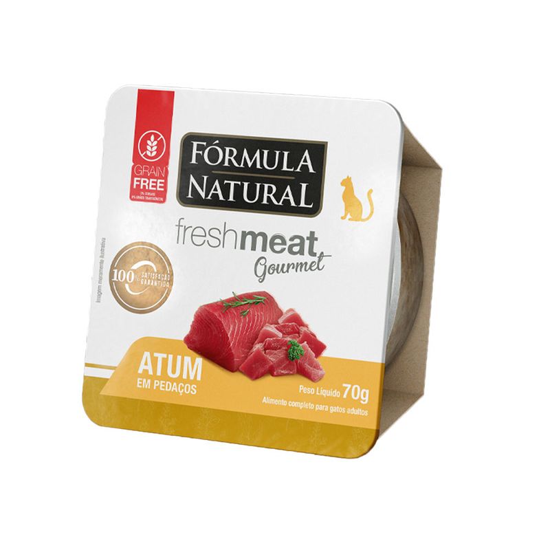 Foto-do-produto-Racao-Umida-Formula-Natural-Fresh-Meat-Gourmet-Pate-Gatos-Atum-70g-no-petshop-online-da-Tudo-de-Bicho