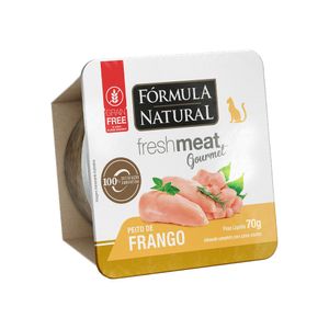 Ração Úmida Fórmula Natural Fresh Meat Gourmet Patê Gatos Frango