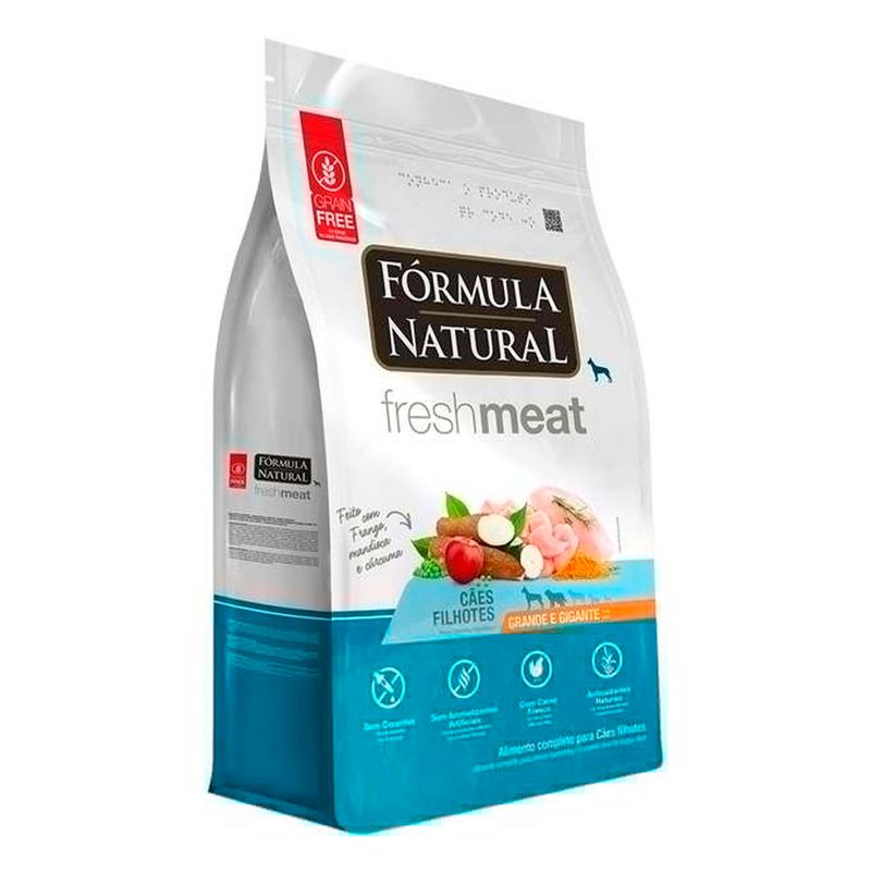 Foto-do-produto-Racao-Formula-Natural-Caes-Fresh-Meat-Filhotes-Racas-Grandes-e-Gigantes-12kg-no-petshop-online-da-Tudo-de-Bicho