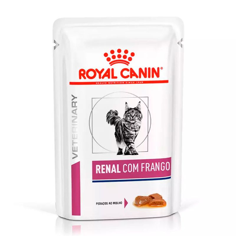 Foto-do-produto-Racao-Umida-Royal-Canin-Veterinary-Gatos-Renal-Sache-85g-no-petshop-online-da-Tudo-de-Bicho