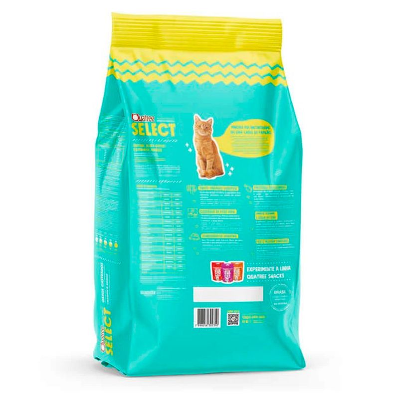 Foto-do-produto-Racao-Quatree-Select-Gatos-Castrados-Frango-e-Arroz---101kg-no-petshop-online-da-Tudo-de-Bicho