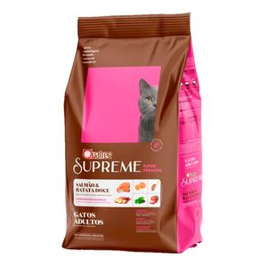 Ração Quatree Supreme Gatos Adultos Salmão e Batata doce