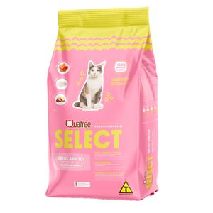 Ração Quatree Select Gatos Adultos Salmão e Arroz