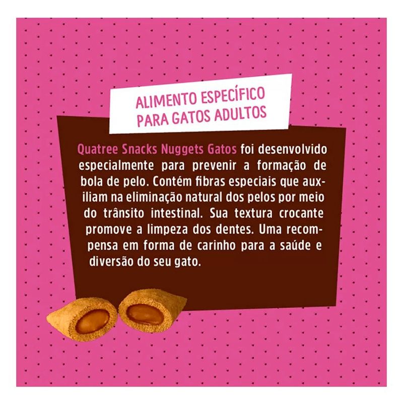 Foto-do-produto-Snack-Quatree-Nuggets-Para-Gatos-Bola-de-Pelo-Sabor-Frango---60g-no-petshop-online-da-Tudo-de-Bicho