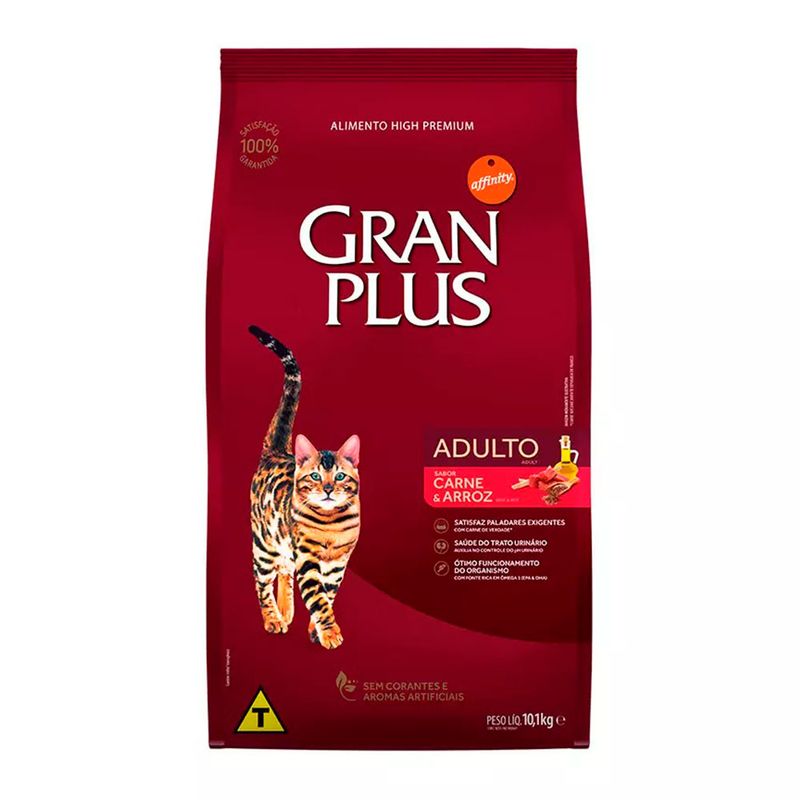 Foto-do-produto-Racao-Gran-Plus-Gatos-Adultos-Carne-e-Arroz-101kg-no-petshop-online-da-Tudo-de-Bicho