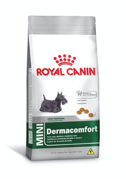 Foto-do-produto-Racao-Caes-Royal-Canin-Mini-Dermacomfort-75kg-no-petshop-online-da-Tudo-de-Bicho
