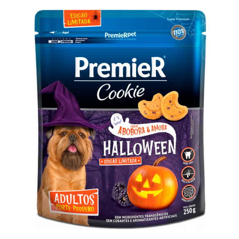 Foto-do-produto-Biscoito-Premier-Cookies-Caes-Adultos-Hallowen-250g--no-petshop-online-da-Tudo-de-Bicho