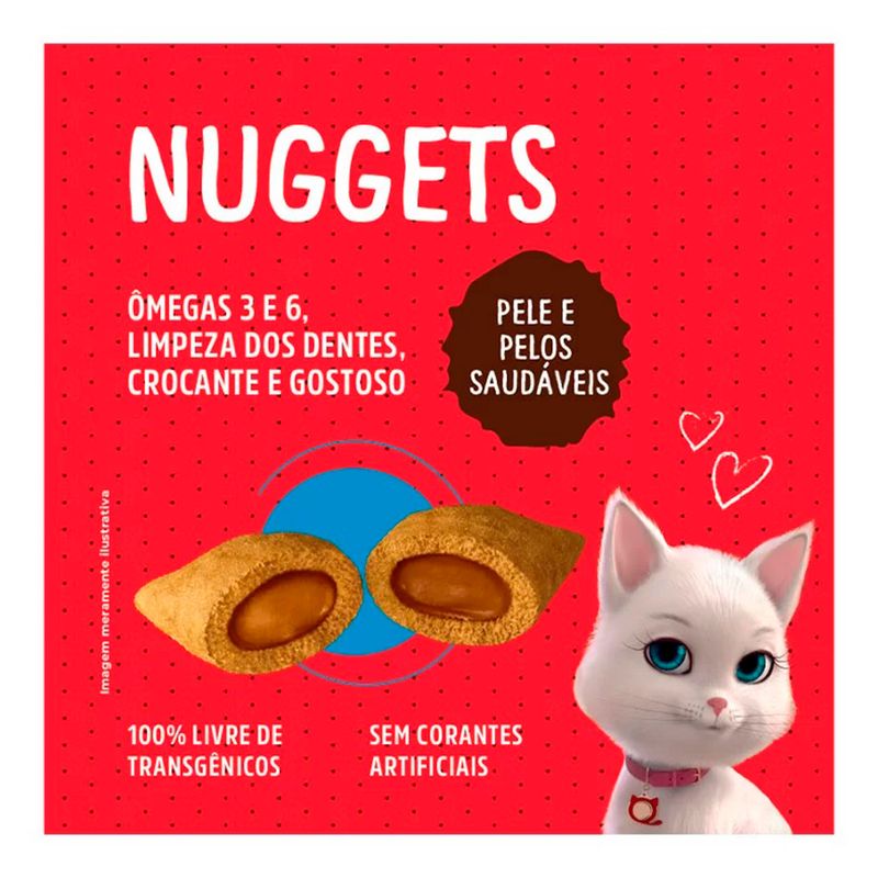 Foto-do-produto-Snack-Quatree-Nuggets-Para-Gatos-Pele-e-Pelo-Saudaveis-Sabor-Frango-60g-no-petshop-online-da-Tudo-de-Bicho