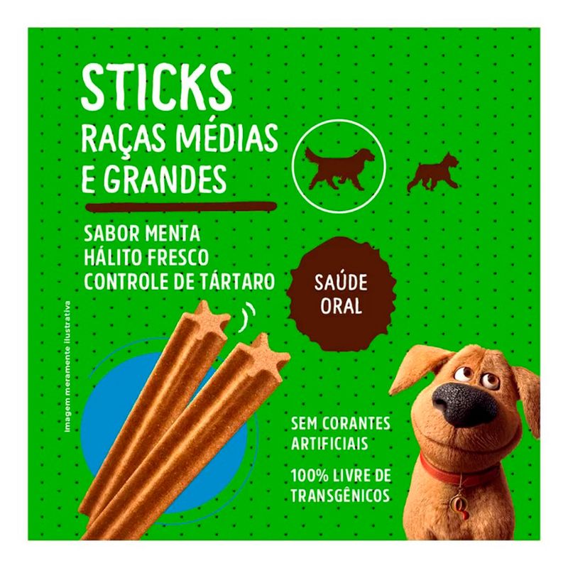 Foto-do-produto-Snack-Quatree-Sticks-Para-Caes-Racas-Medias-e-Grandes-Menta-100g-no-petshop-online-da-Tudo-de-Bicho