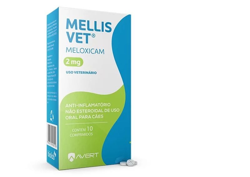 Foto-do-produto-Anti-inflamatorio-Avert-Mellis-Vet-10-Comprimidos-para-Caes-de-10-a-15kg--2mg--no-petshop-online-da-Tudo-de-Bicho