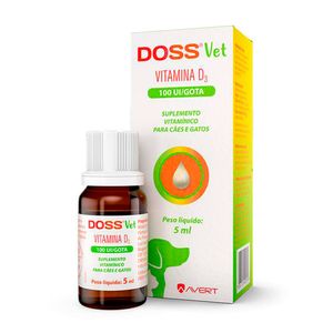 Suplemento Vitamínico Avert Doss Vet D3 Gotas para Cães e Gatos