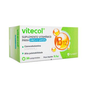 Suplemento Vitaminico Avert Vitecol para Cães e Gatos