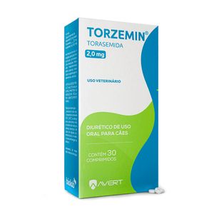 Diurético Avert Torzemin Torasemida 30 Comprimidos para Cães