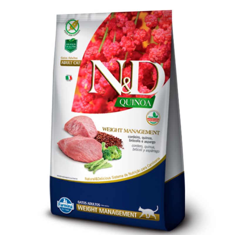 Foto-do-produto-Racao-N-D-Quinoa-Gatos-Adultos-Cordeiro-Weight-75kg-no-petshop-online-da-Tudo-de-Bicho