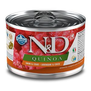 Ração Umida N&D Quinoa Cães Skin e Coat Arenque