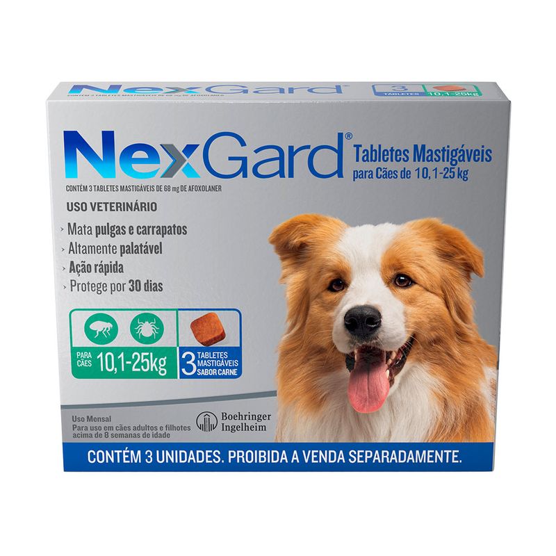 Nex Gard Spectra Para Cães De 2 A 3,5kg - 1 Tablete