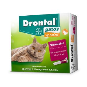 Vermífugo Drontal Spot On Gatos