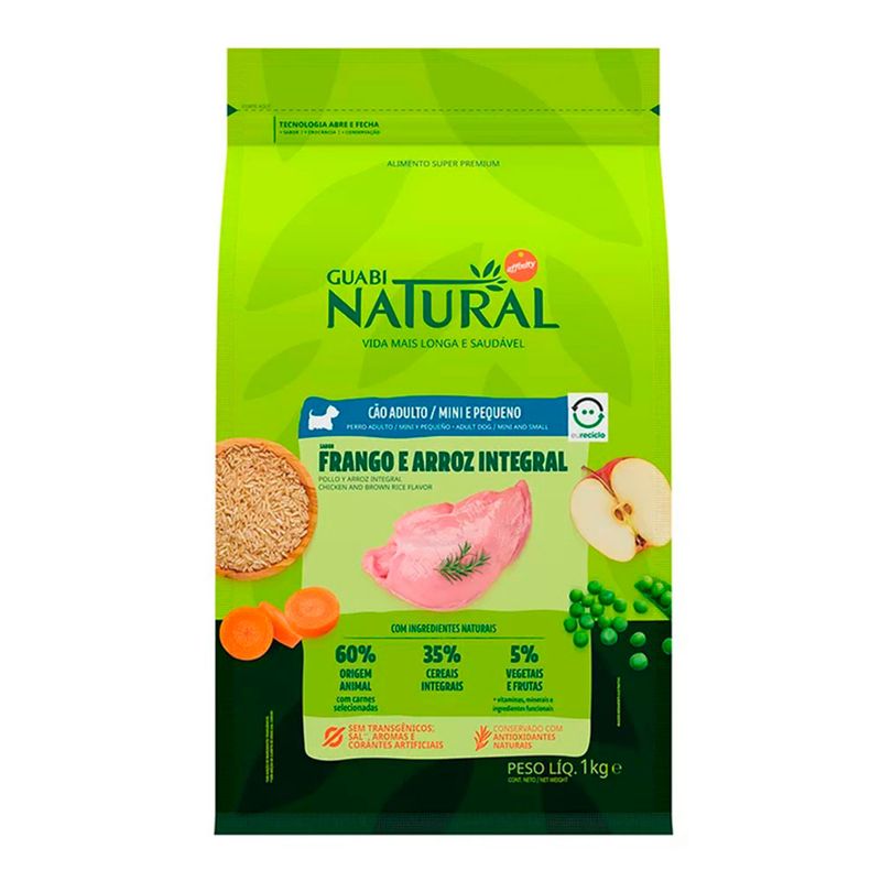 Foto-do-produto-Racao-Guabi-Natural-Caes-Adultos-Mini-e-Pequeno-Frango-e-Arroz-Integral-1kg-no-petshop-online-da-Tudo-de-Bicho