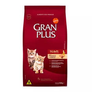 Ração Gran Plus Gatos Filhotes Frango e Arroz