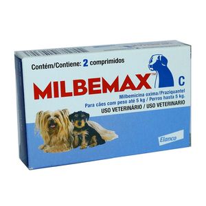 Vermífugo Milbemax Para Cães 2 Comprimidos