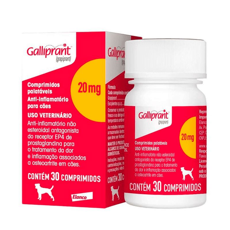 Foto-do-produto-Galliprant-Anti-Inflamatorio-20mg-Elanco-C-30-Comprimidos-no-petshop-online-da-Tudo-de-Bicho