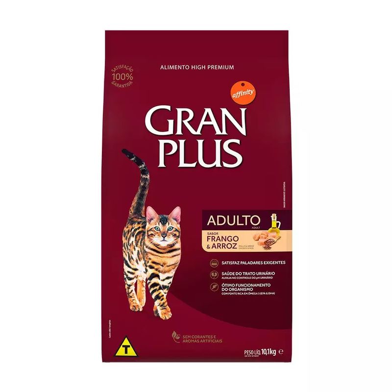 Foto-do-produto-Racao-Gran-Plus-Gatos-Adultos-Frango-e-Arroz-101kg-no-petshop-online-da-Tudo-de-Bicho