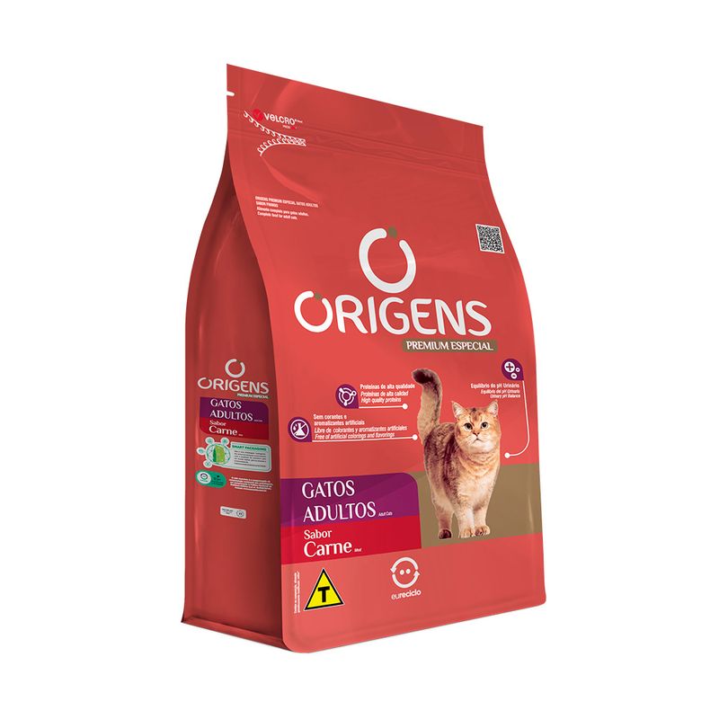 Foto-do-produto-Racao-Origens-Gatos-Adultos-Carne-101kg-no-petshop-online-da-Tudo-de-Bicho