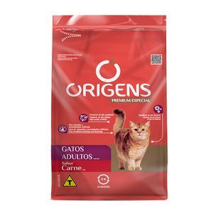 Ração Origens Gatos Adultos Carne