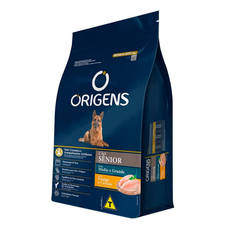 Foto-do-produto-Racao-Origens-Caes-Senior-Racas-Media-e-Grande-15kg-no-petshop-online-da-Tudo-de-Bicho